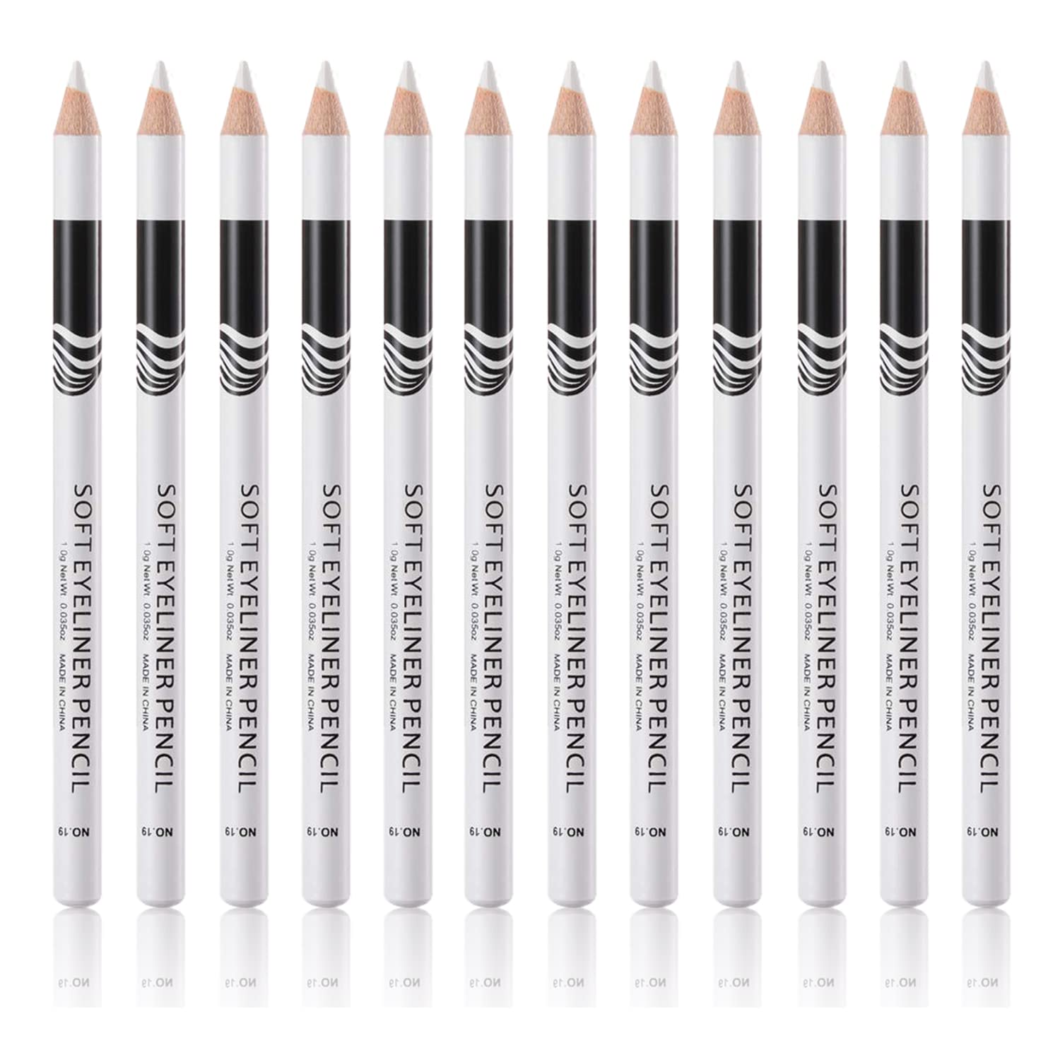 Go Ho lapiz cejas blanco, delineado claro para cejas definidas