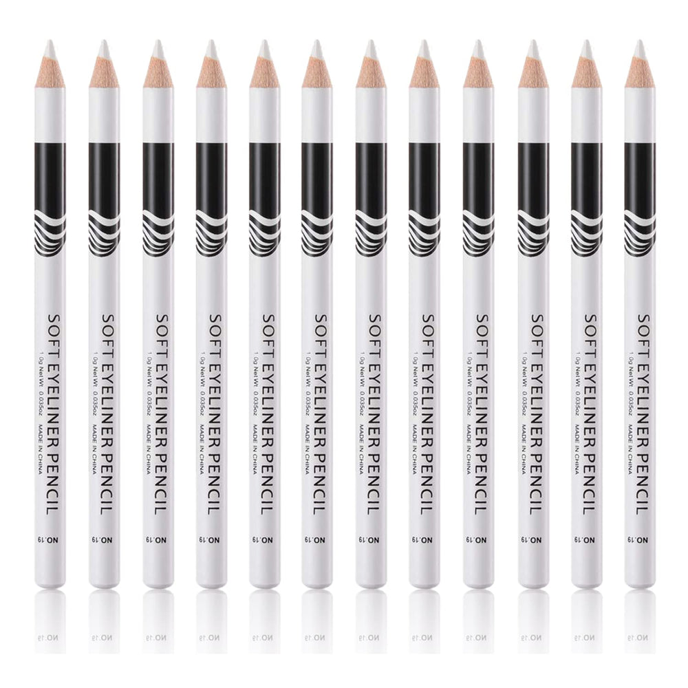 Go Ho lapiz cejas blanco, delineado claro para cejas definidas