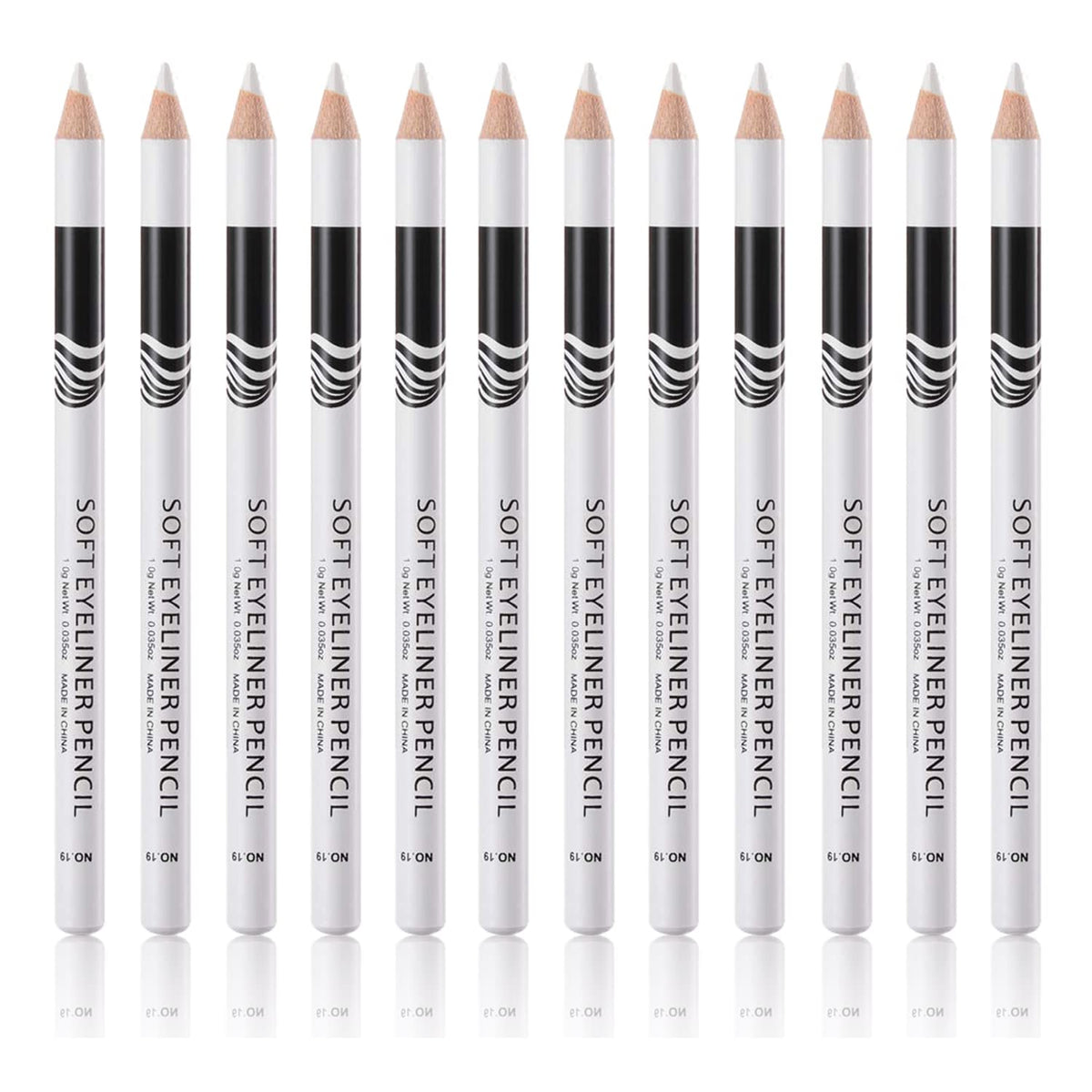 Go Ho lapiz cejas blanco, delineado claro para cejas definidas