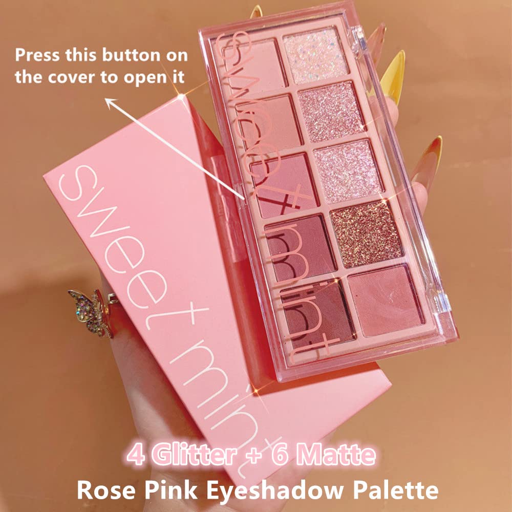 Go Ho paleta sombras tonos rosados para looks suaves y elegantes.