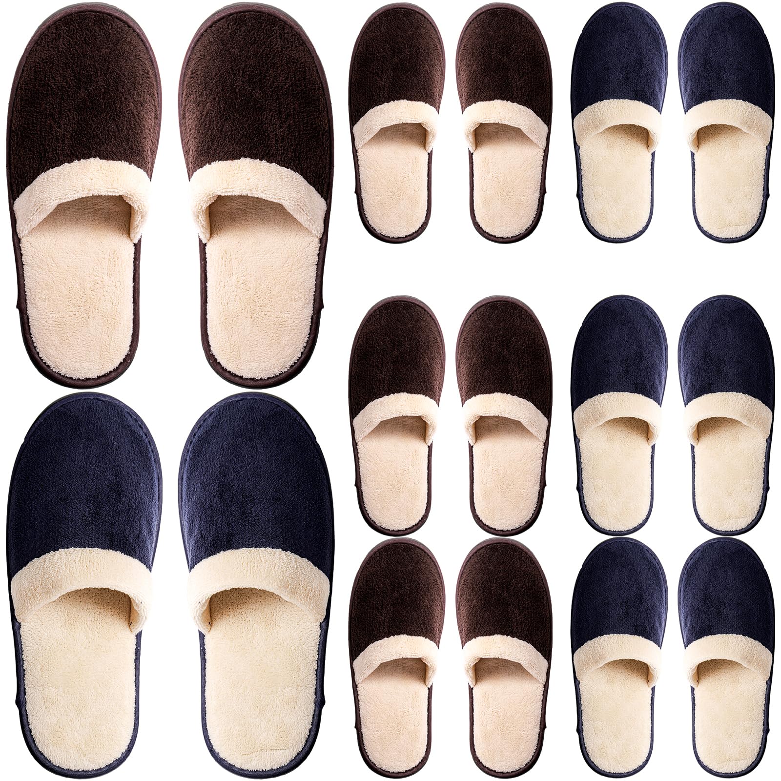 Zapatillas desechables Goaste para hogar en felpa coral, comodidad diaria