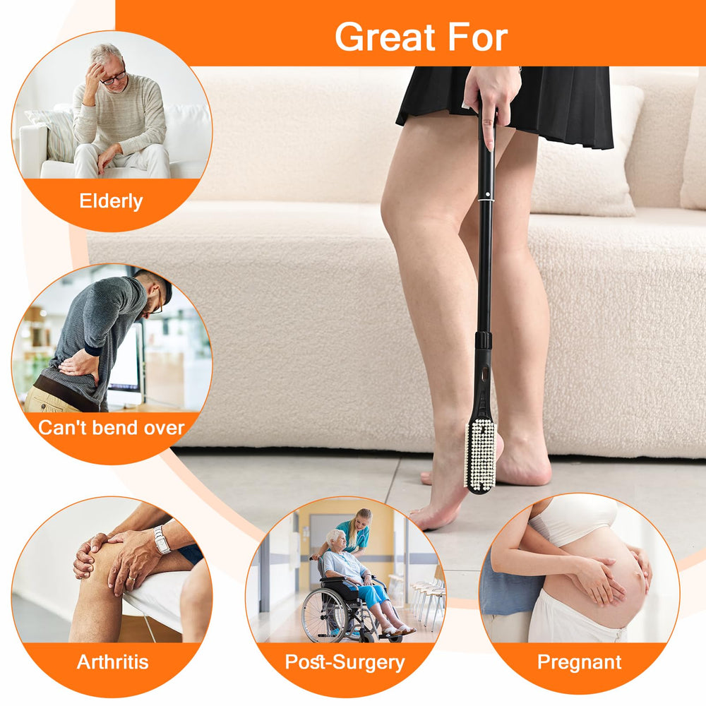 Gobiteli uso para mayores facilita el cuidado de los pies.