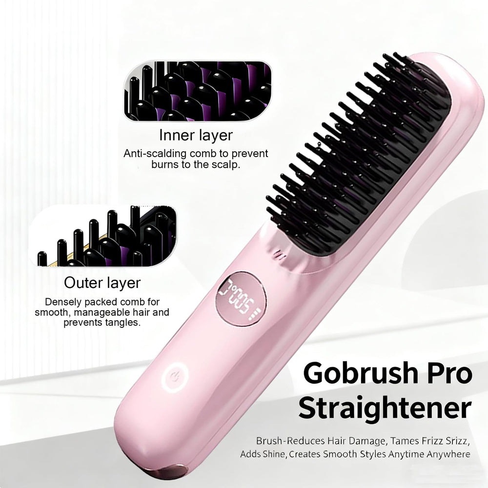 Gobrush Pro temperatura ajustable 160, 180 y 200 para diferentes cabellos
