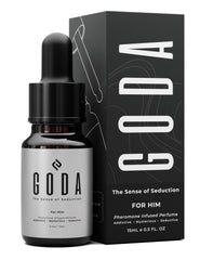 GODA Feromonas Colonia para uso diario con aroma cítrico y lavanda que mejora la presencia.