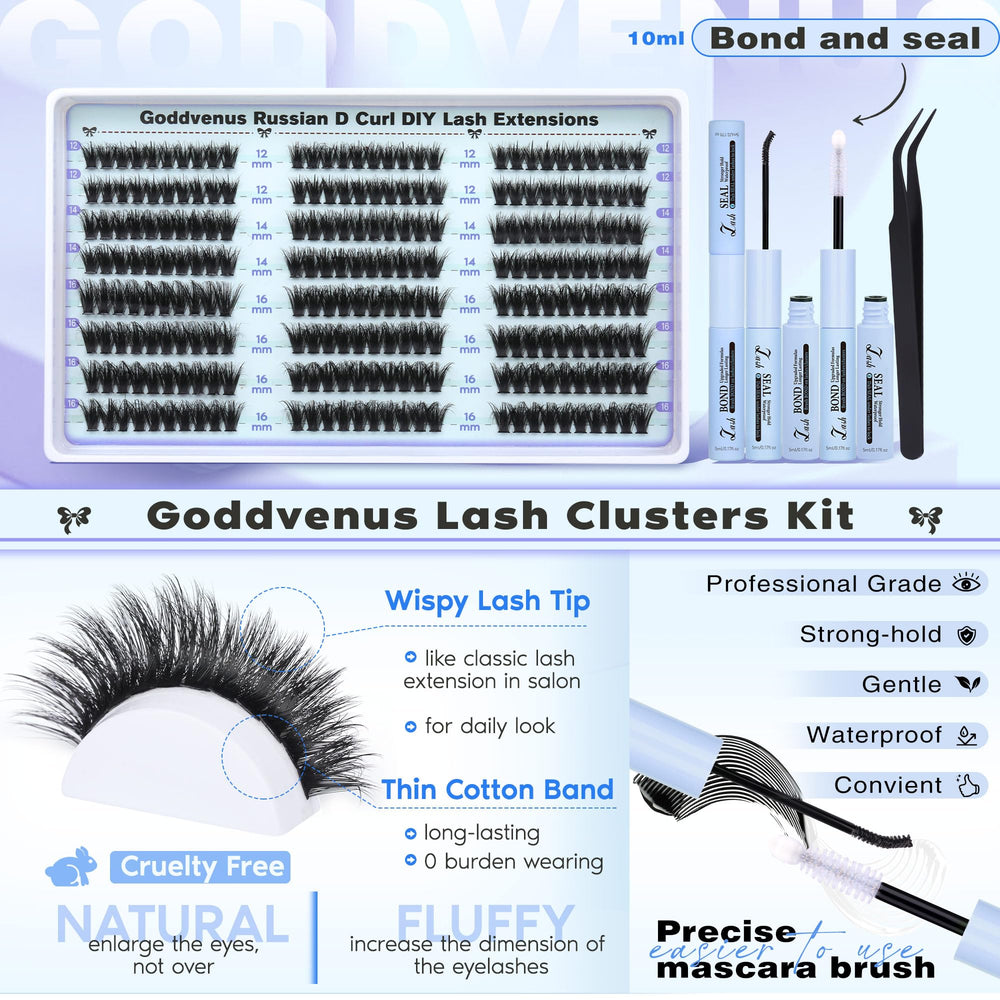 Goddvenus aplicación con pinzas para looks de día a noche