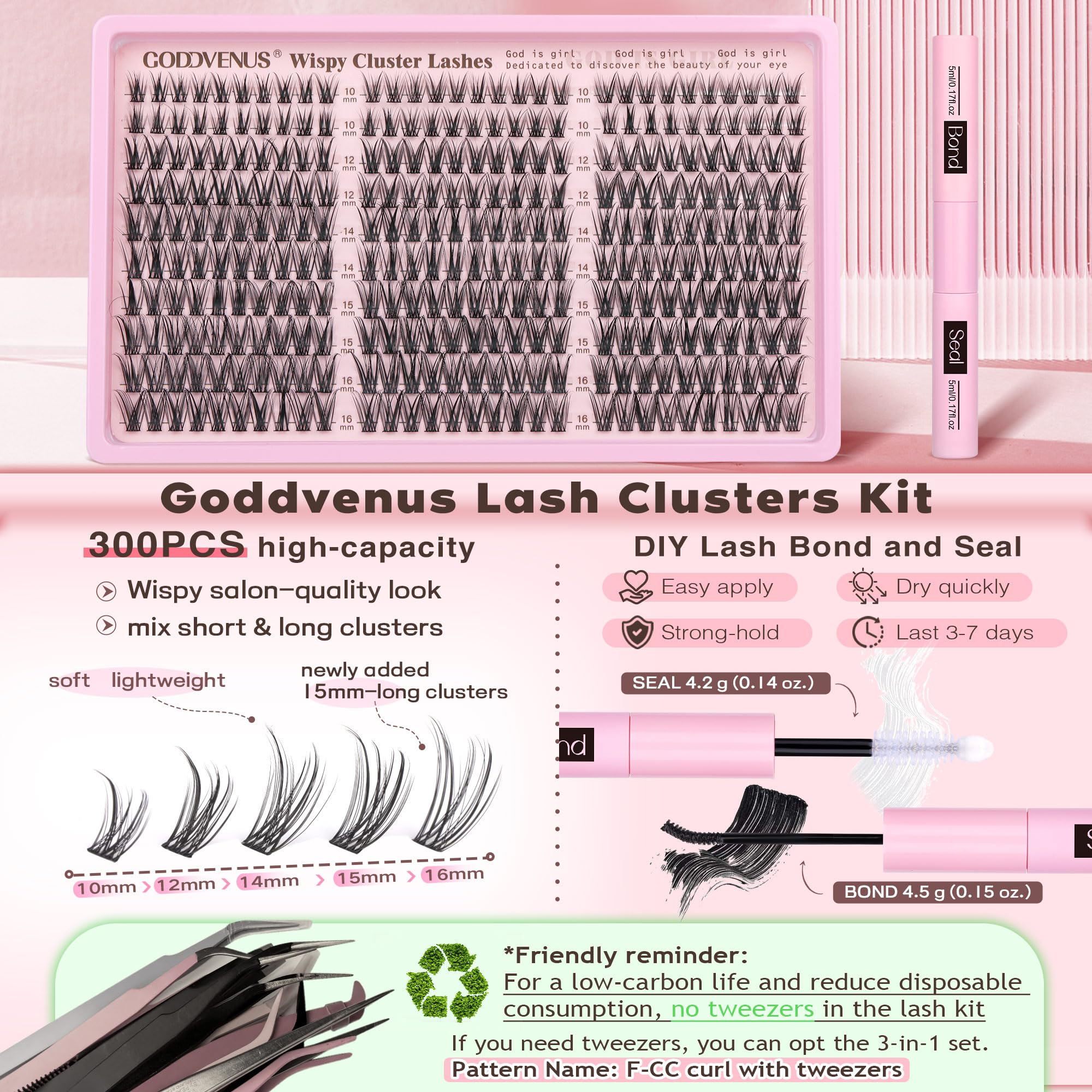 Goddvenus clusters para eventos, aspecto pulido en cualquier ocasión