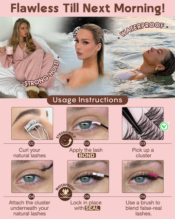 Efecto máscara natural para una mirada definida sin grumos.