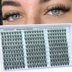 Goddvenus racimos de pestañas delicadas en caja para un look natural