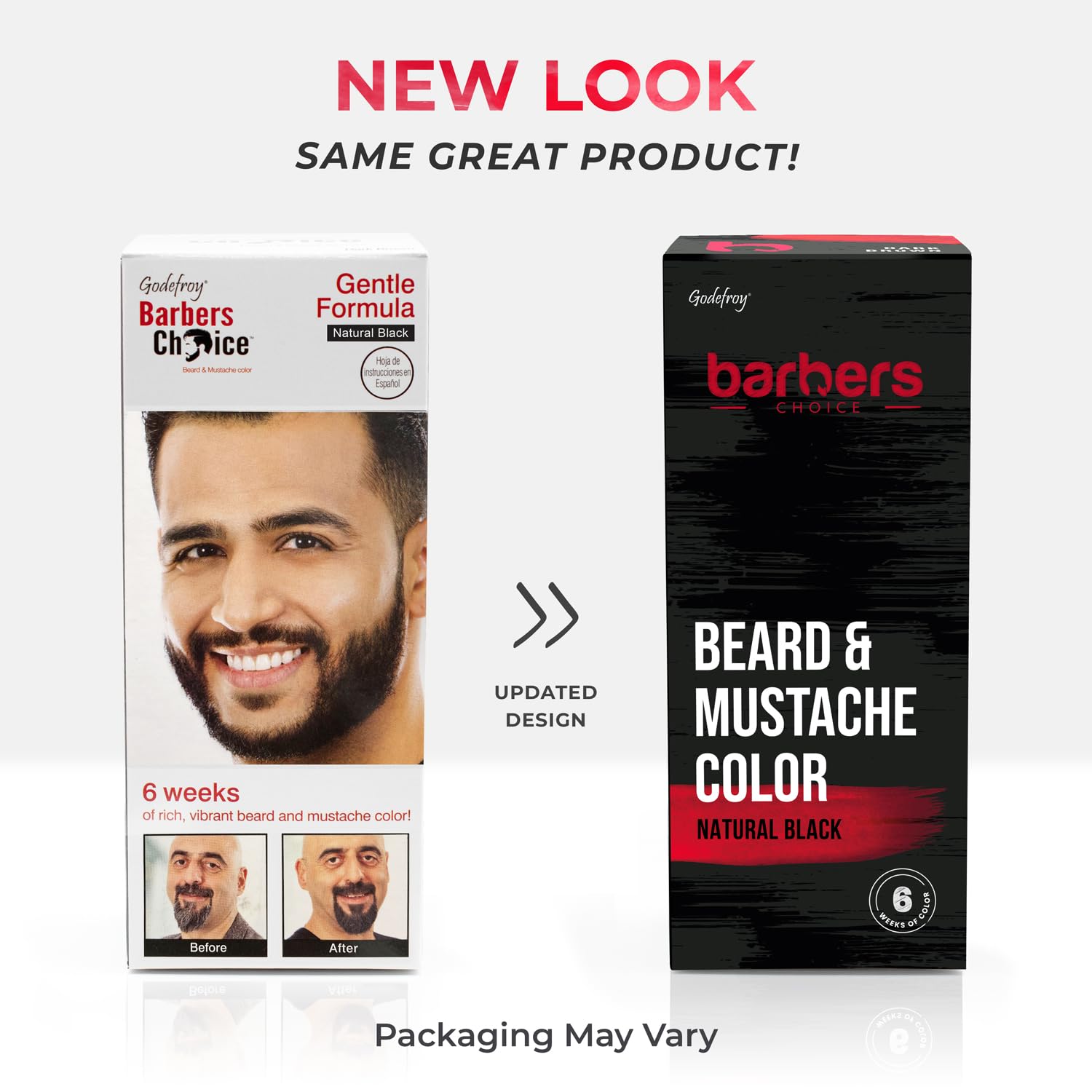 Godefroy Barbers Choice 3: cobertura de canas en la barba para un aspecto natural.