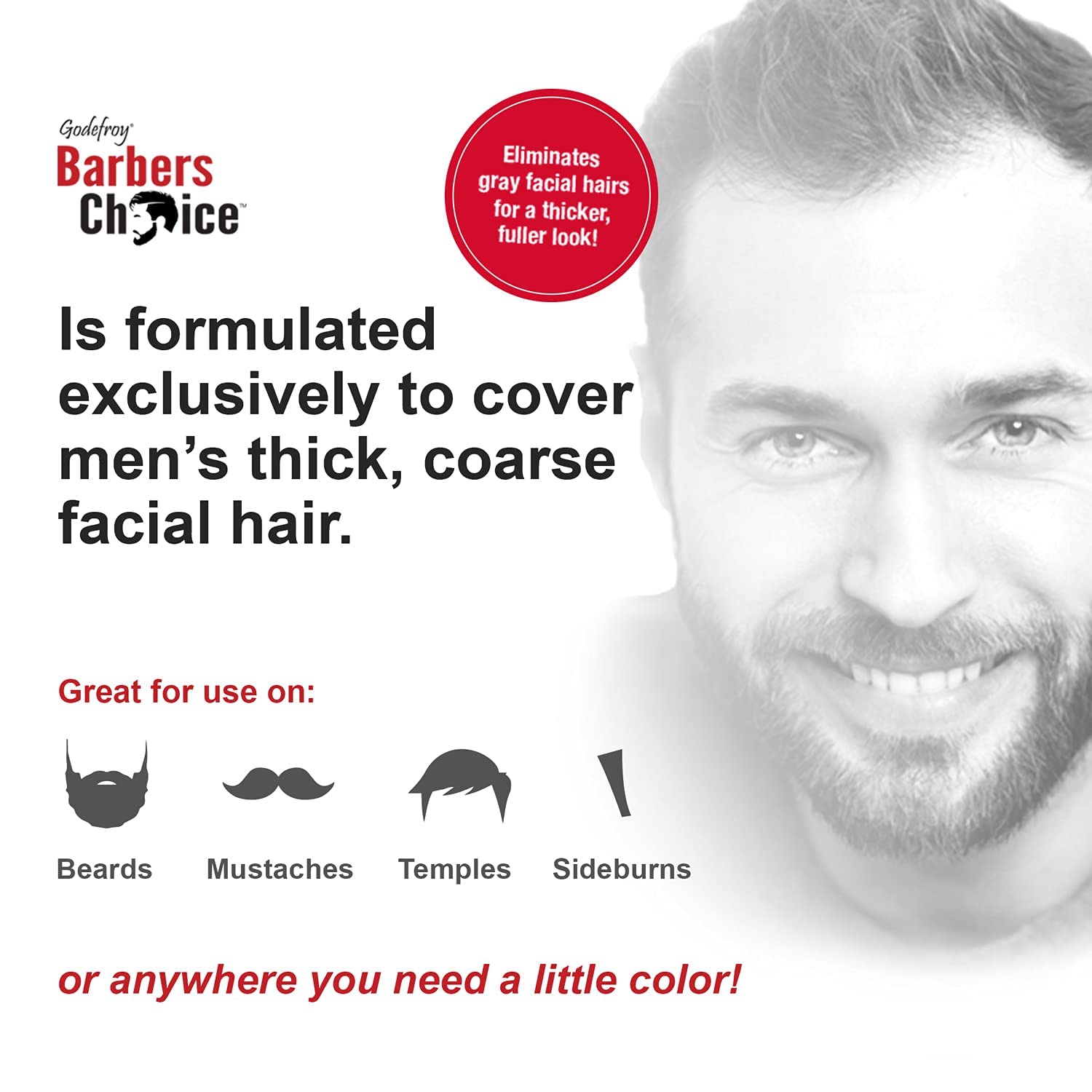 Godefroy Barbers Choice: cobertura de canosos con acabado natural.