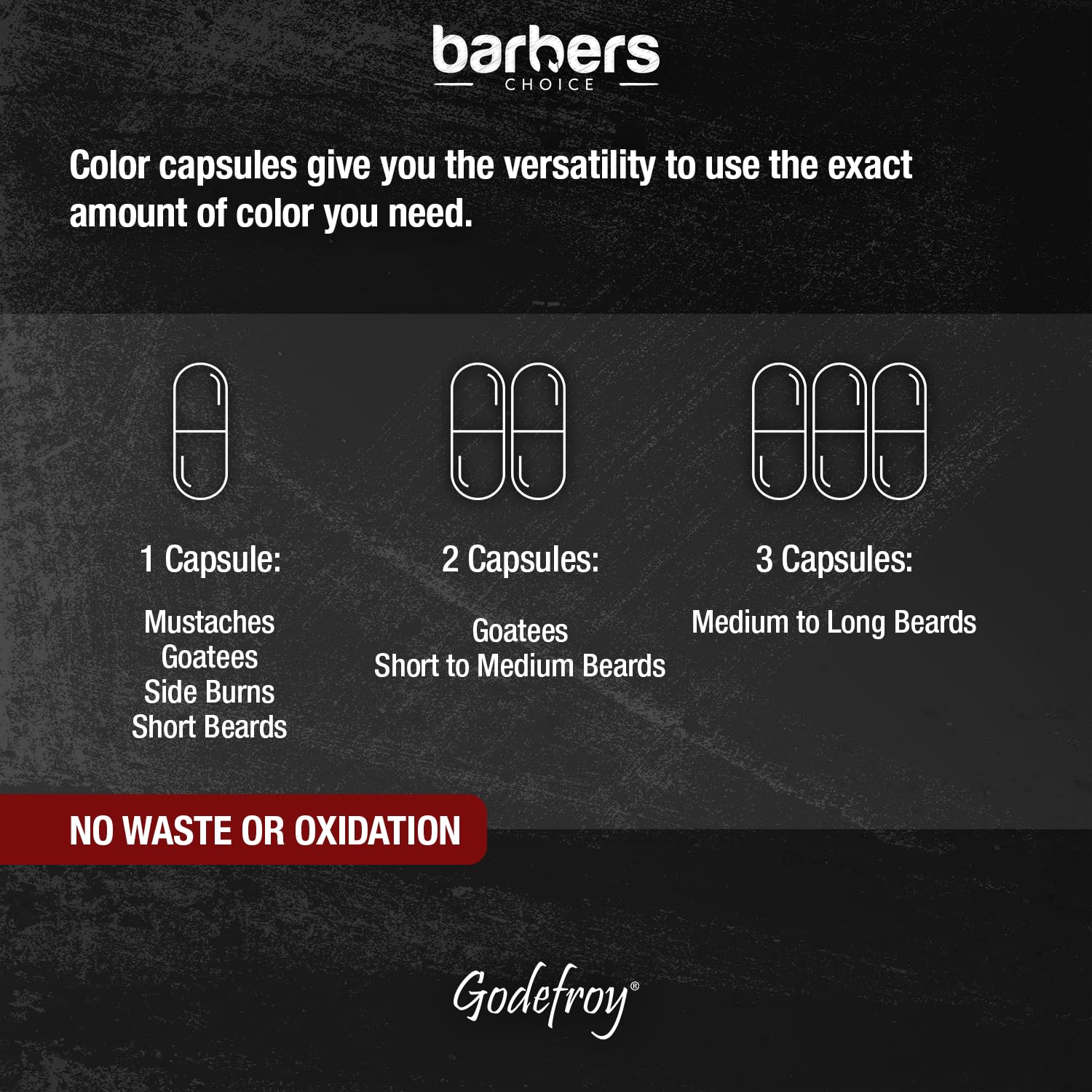 Godefroy Barbers Choice 3: producido en EE. UU. con calidad confiable.