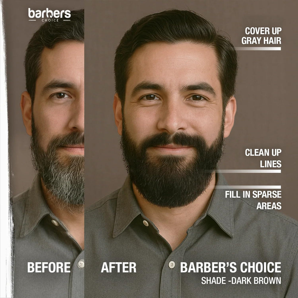 Godefroy Barbers Choice 3: pigmentos que penetran vello facial grueso para color duradero.