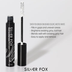 Godefroy Barbers Choice Silver Line con cepillo integrado facilita aplicar color de forma limpia.