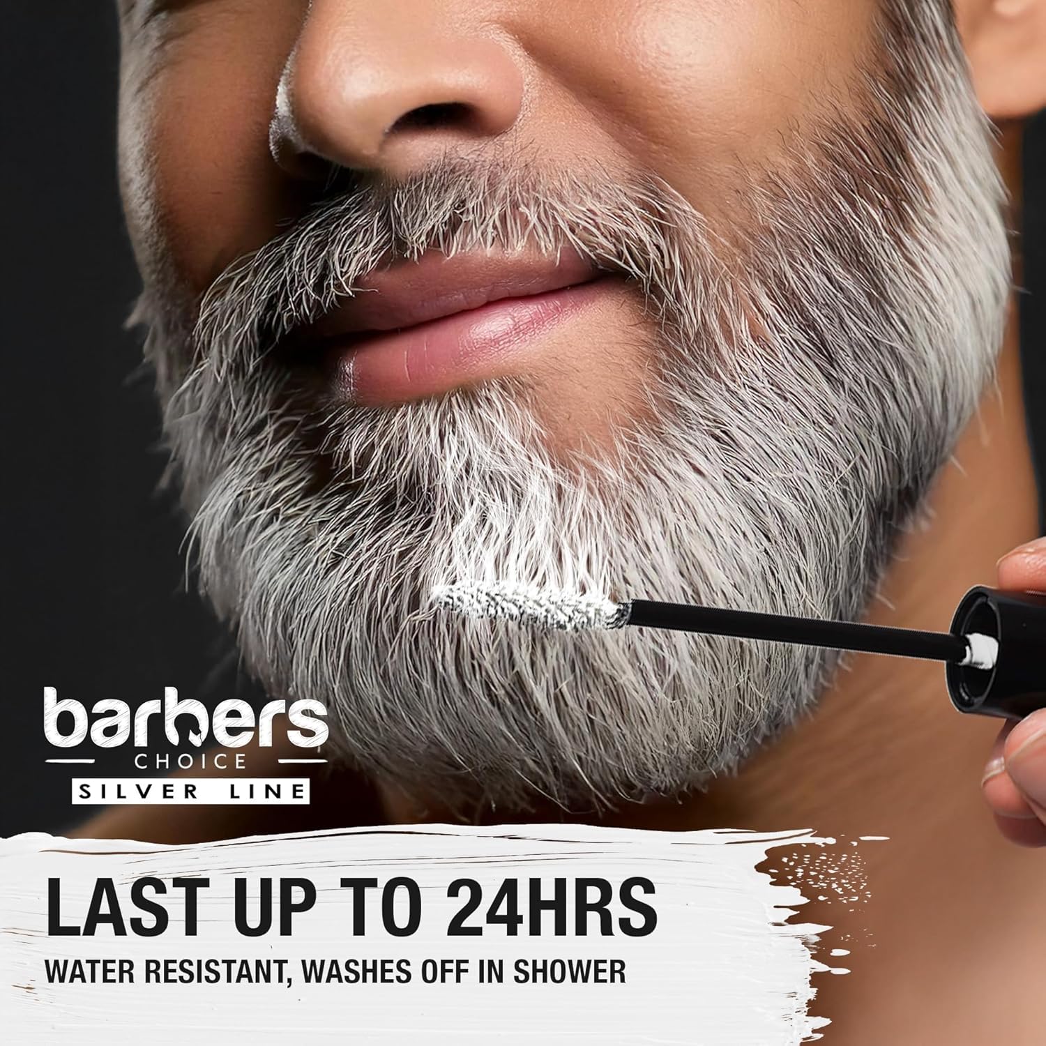 Godefroy Barbers Choice Silver Line tamaño de viaje es práctico para llevar.