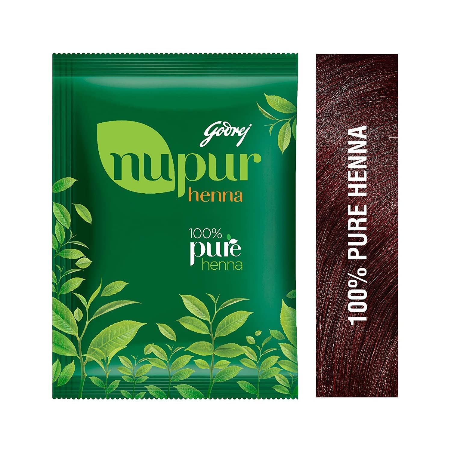 Godrej Nupur Henna envase: frescura y fecha de fabricación visible