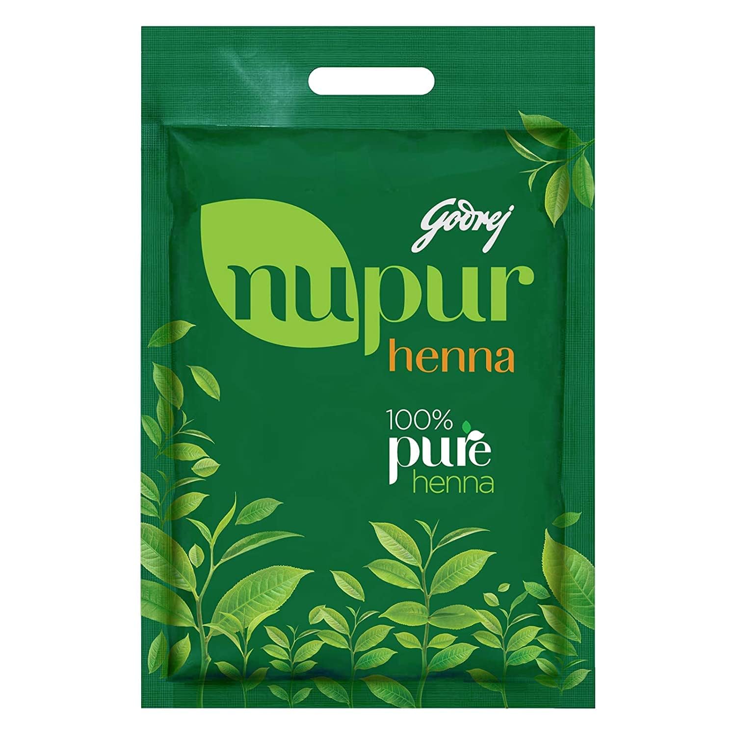 Godrej Nupur Henna polvo: coloración natural y acondicionamiento para el cabello