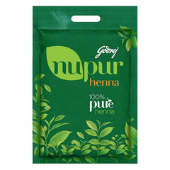Godrej Nupur Henna polvo: coloración natural y acondicionamiento para el cabello