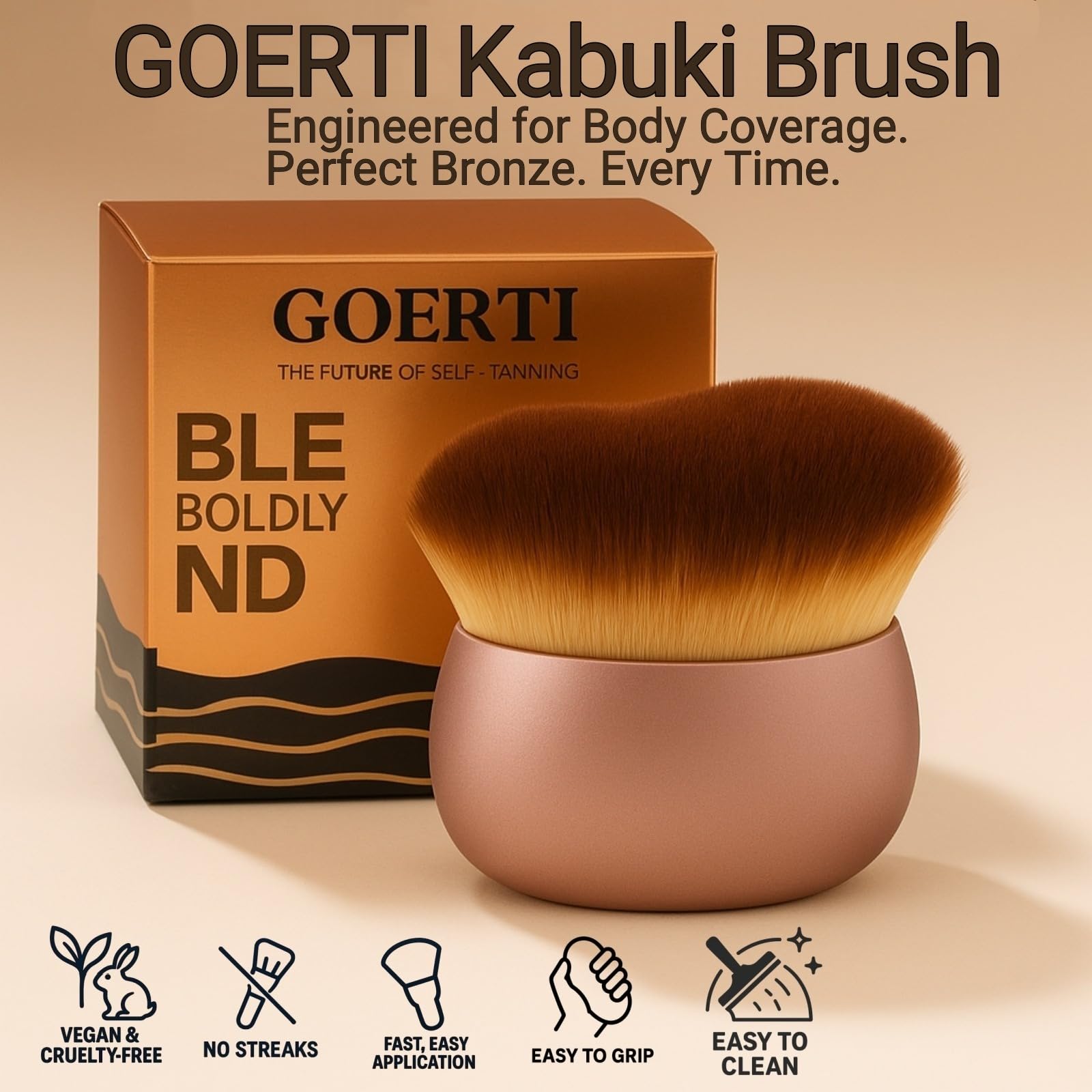 GOERTI Diseño extragrande: mango ergonómico para mayor control y precisión.