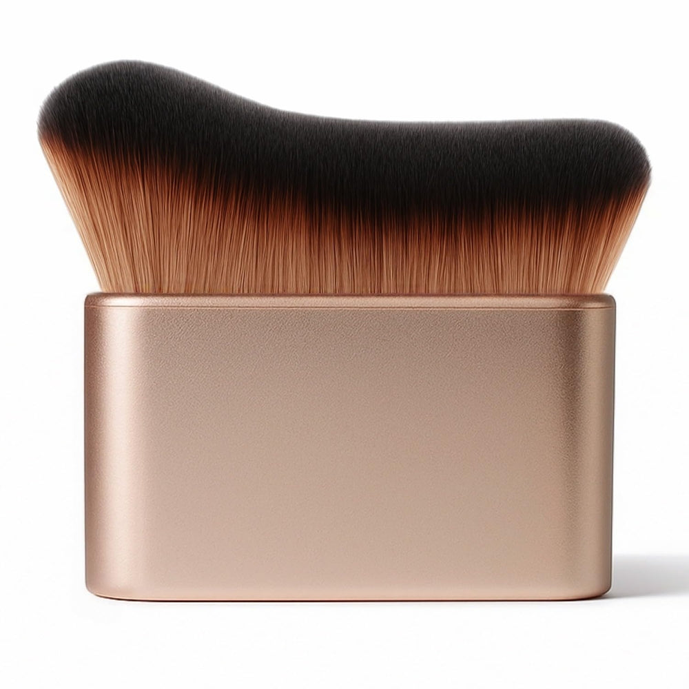 Pincel GOERTI bronceado corporal para aplicación suave sin rayas.