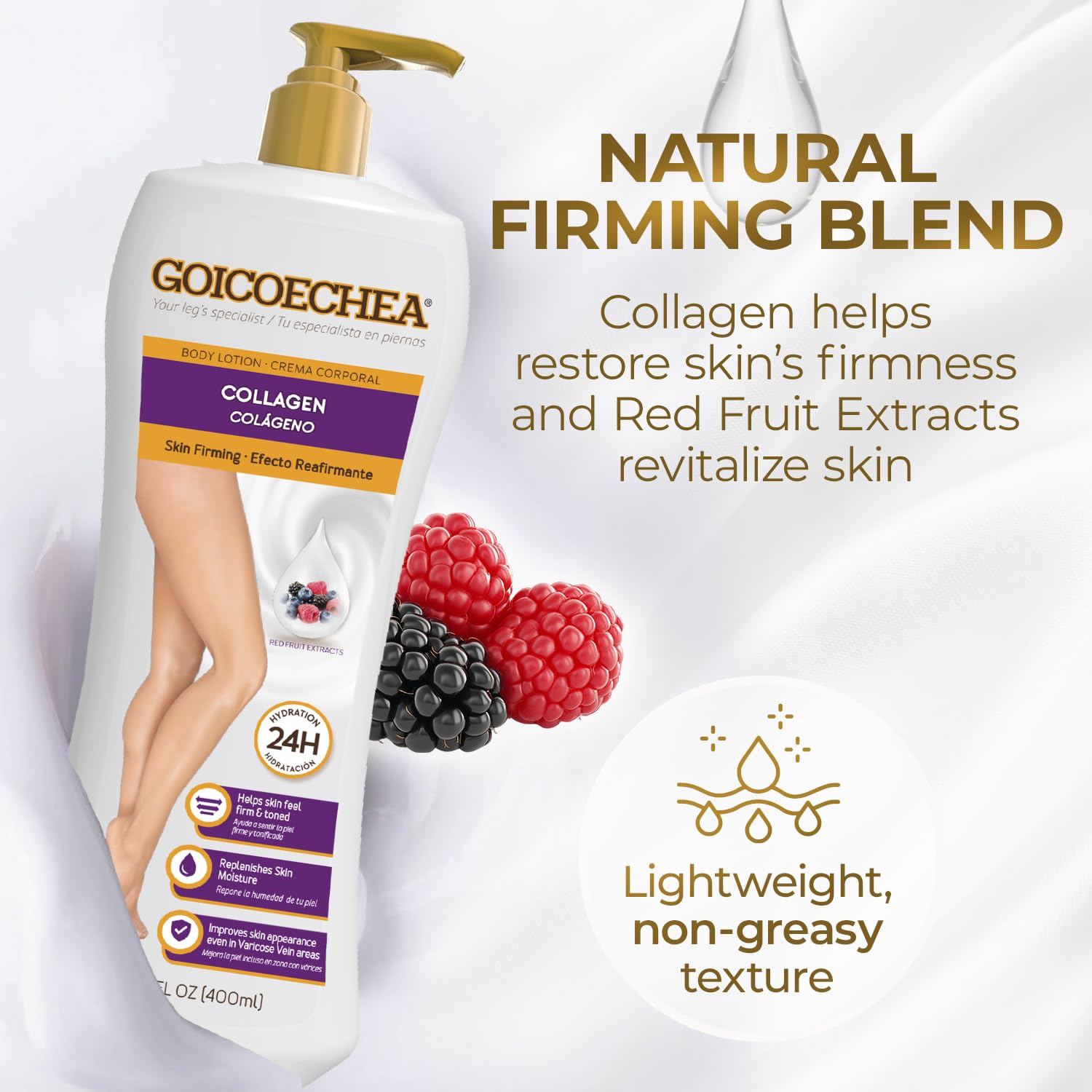 Goicoechea Crema Extractos Frutos Rojos: hidratación con frescura.