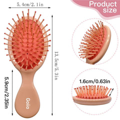 Goiio cepillo viaje colorido desenreda rápido para todo tipo de cabello
