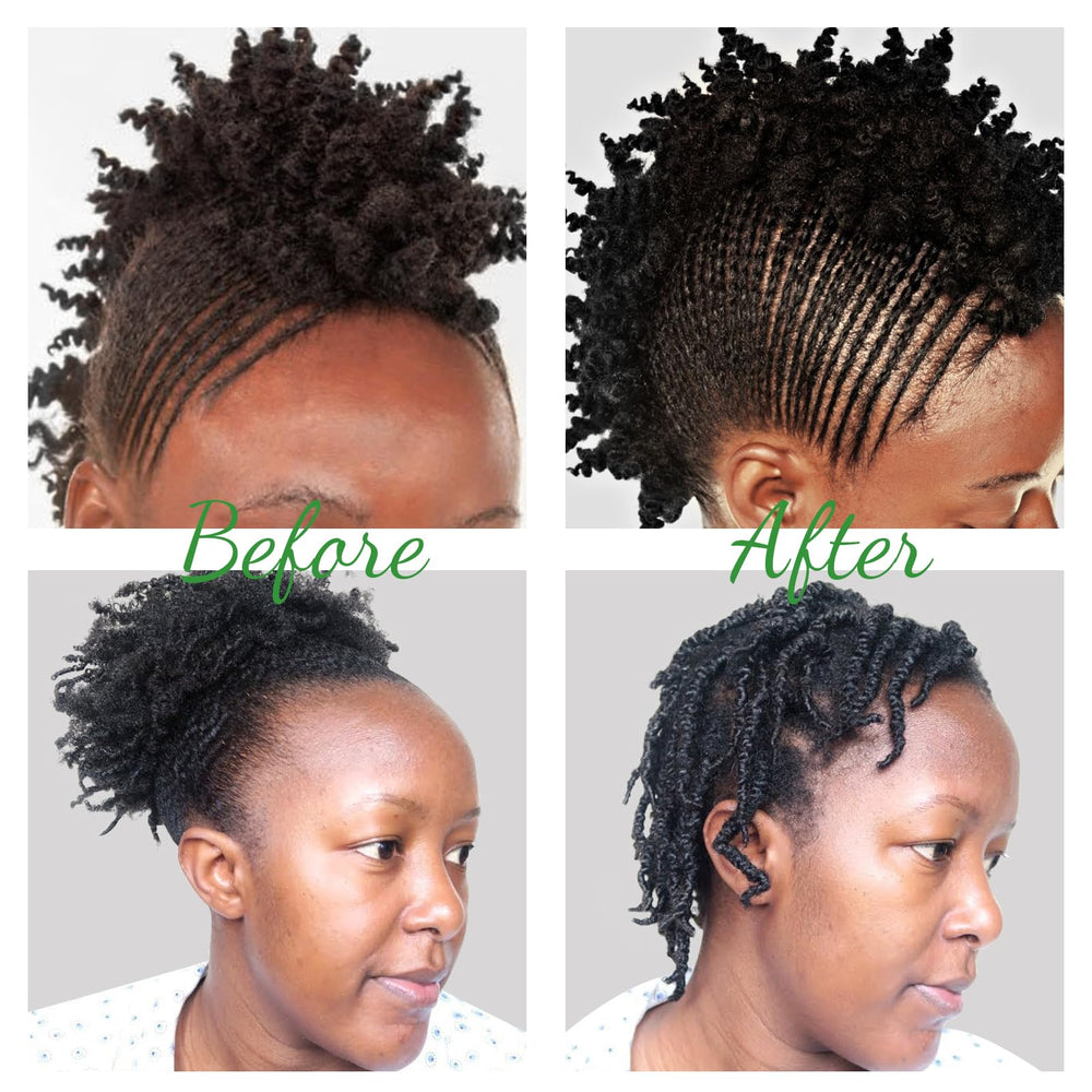 Goiple mejora el control del frizz en trenzas definidas.