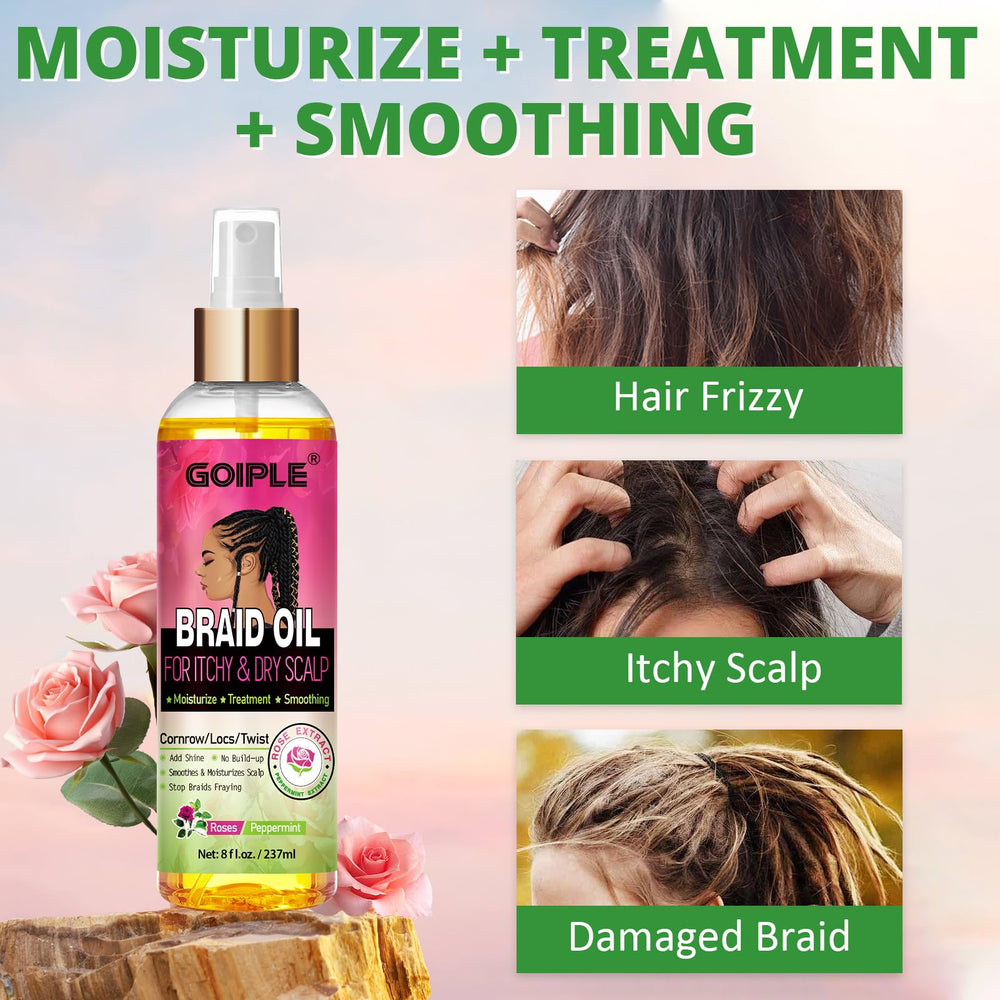 Goiple para rastas mantiene la humedad sin apelmazar.