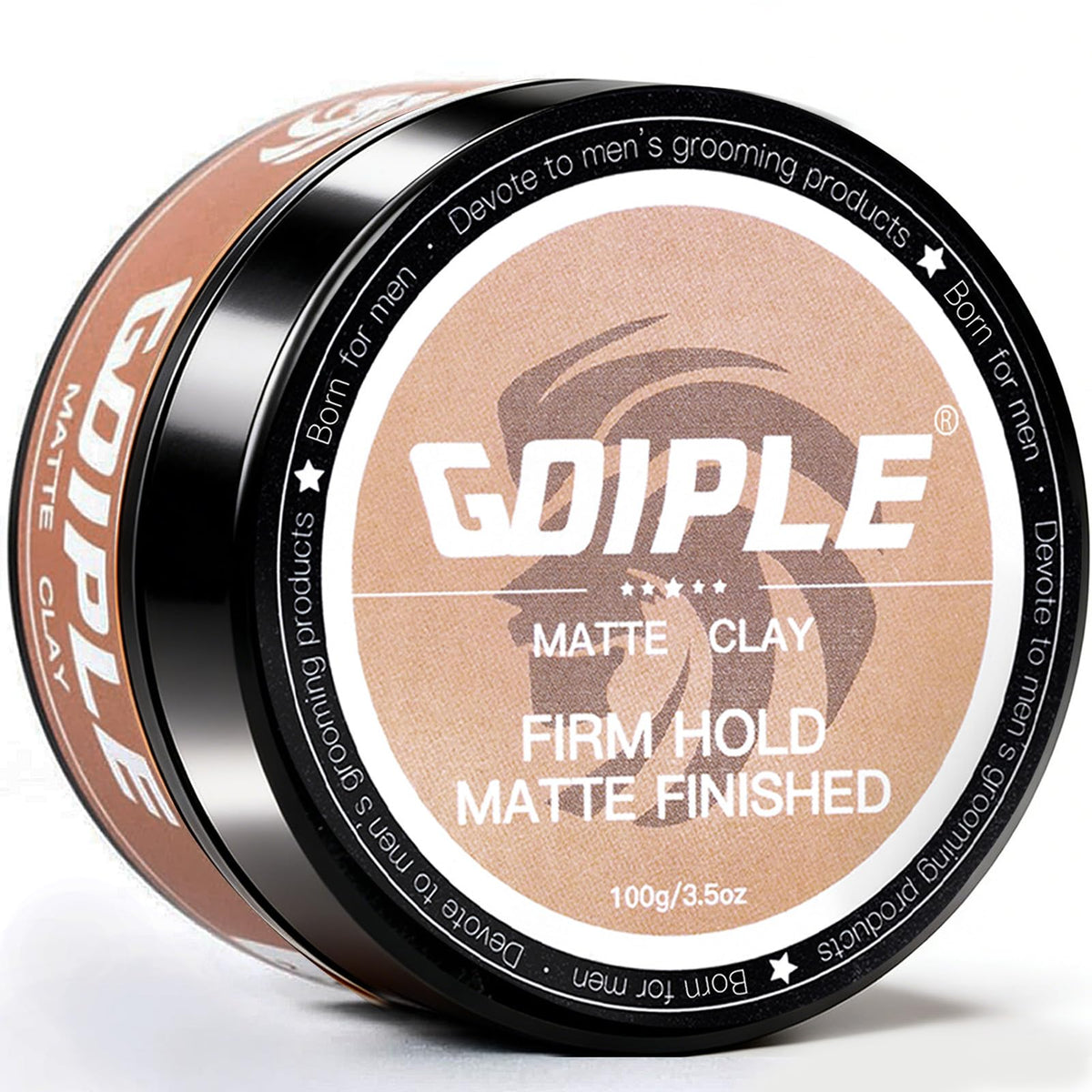 Goiple arcilla de peinado con acabado mate y fijación duradera para todo el día.