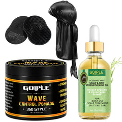 Goiple conjunto de ondas natural para definir y mantener la textura