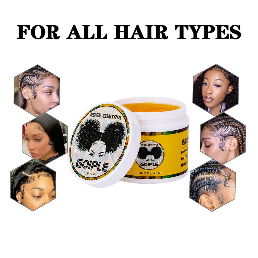 Goiple Edge Control Wax 4oz, compatible con diferentes tipos de cabello