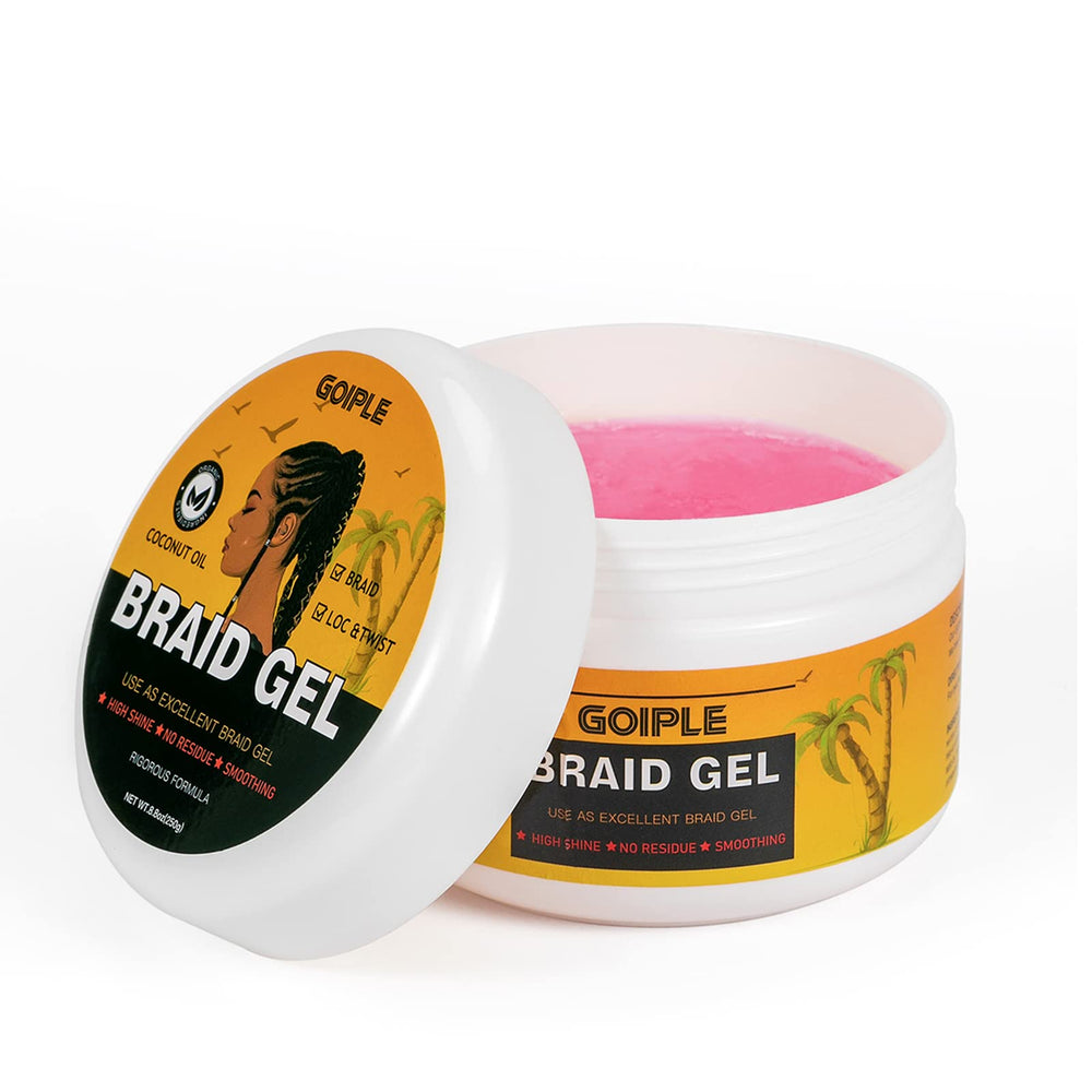 Goiple gel fijación duradera para trenzas y twists definidas.