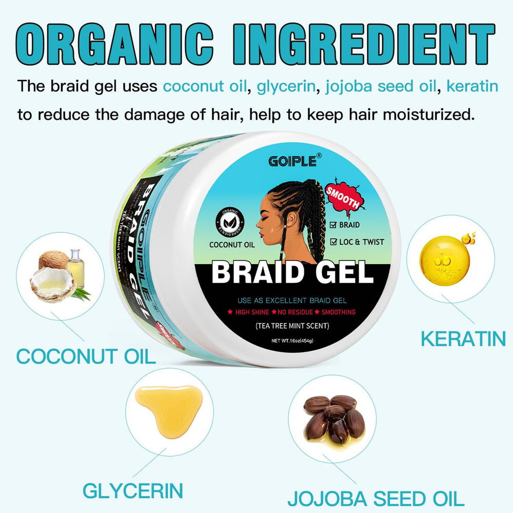 Goiple gel de control de bordes para un peinado limpio