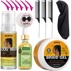 Goiple gel para trenzas con fijación extrema, ideal para peinados duraderos.