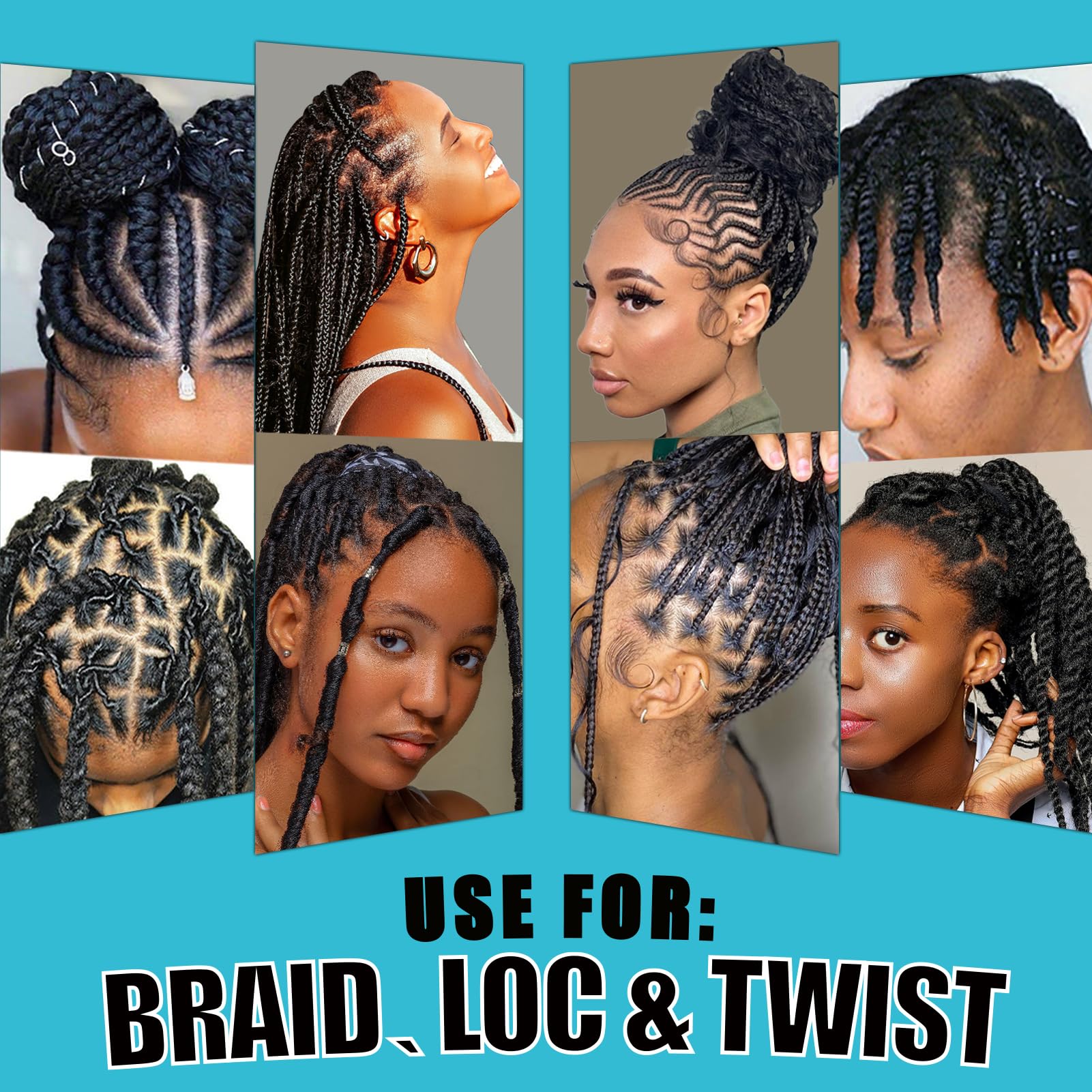 Goiple gel fácil de usar, ideal para principiantes en trenzas