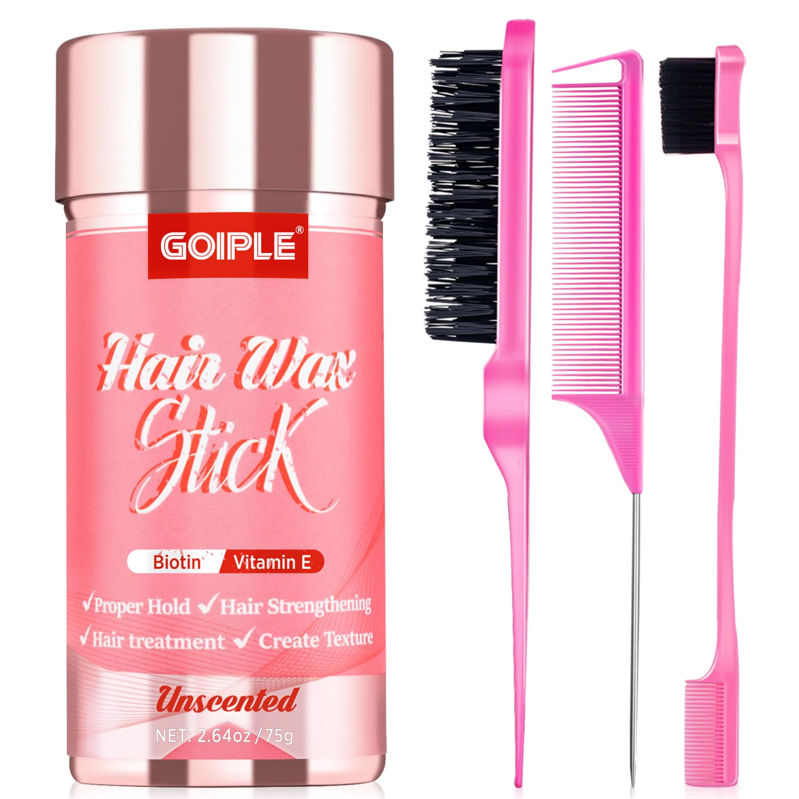 Goiple Hair Wax Stick: empaque compacto para uso diario