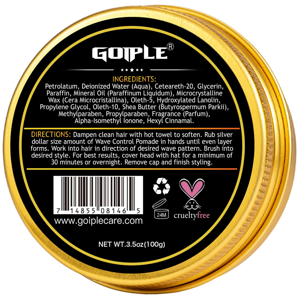 Goiple kit-olas-negro hombres: solución completa para cabello afro y cuidado de olas.