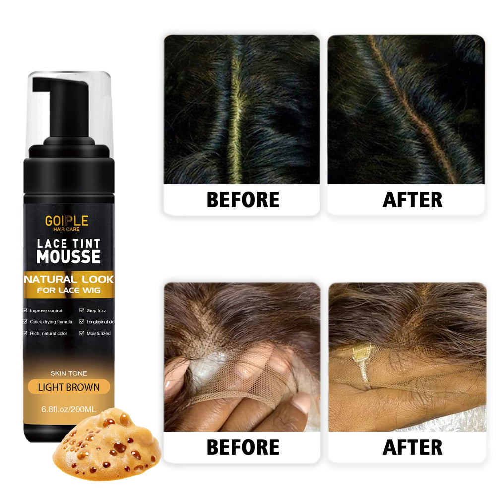 Goiple Lace Tint Mousse, secado rápido para retoques sin manchas.