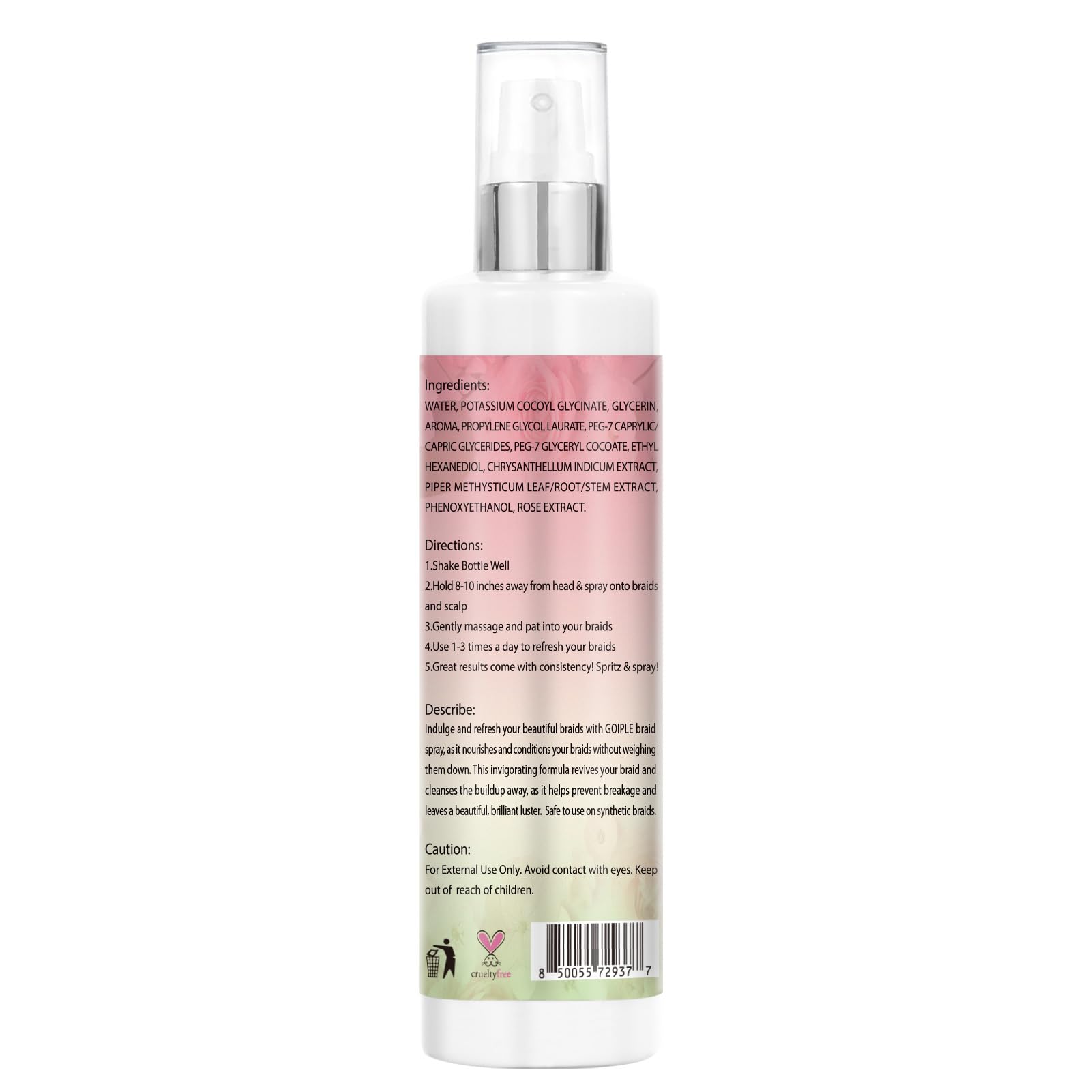 Goiple protector suave para trenzas: mantiene la textura sin grasa.