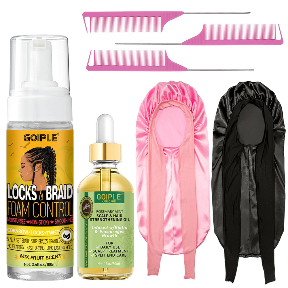 Goiple mousse para trenzas con fijación suave y duradera