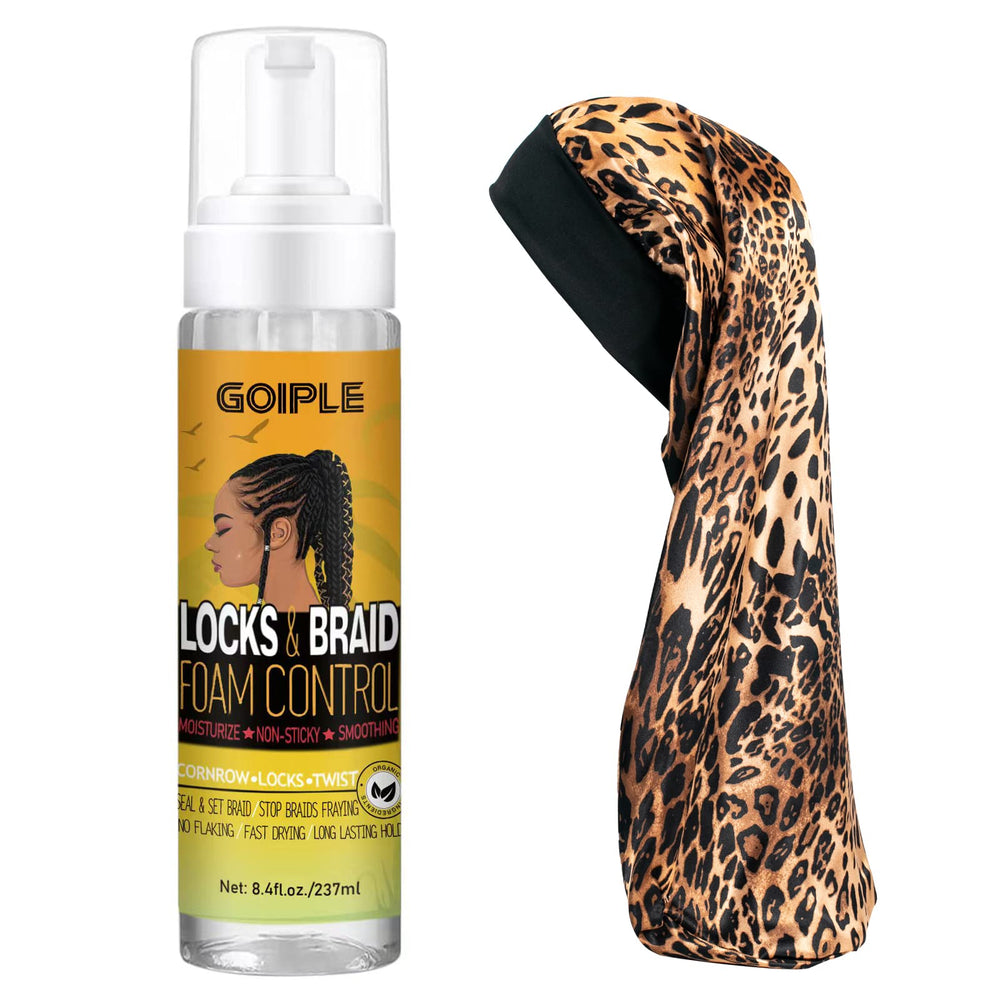 Goiple Mousse para trenzas: aplicación suave para fijar peinado durante todo el día