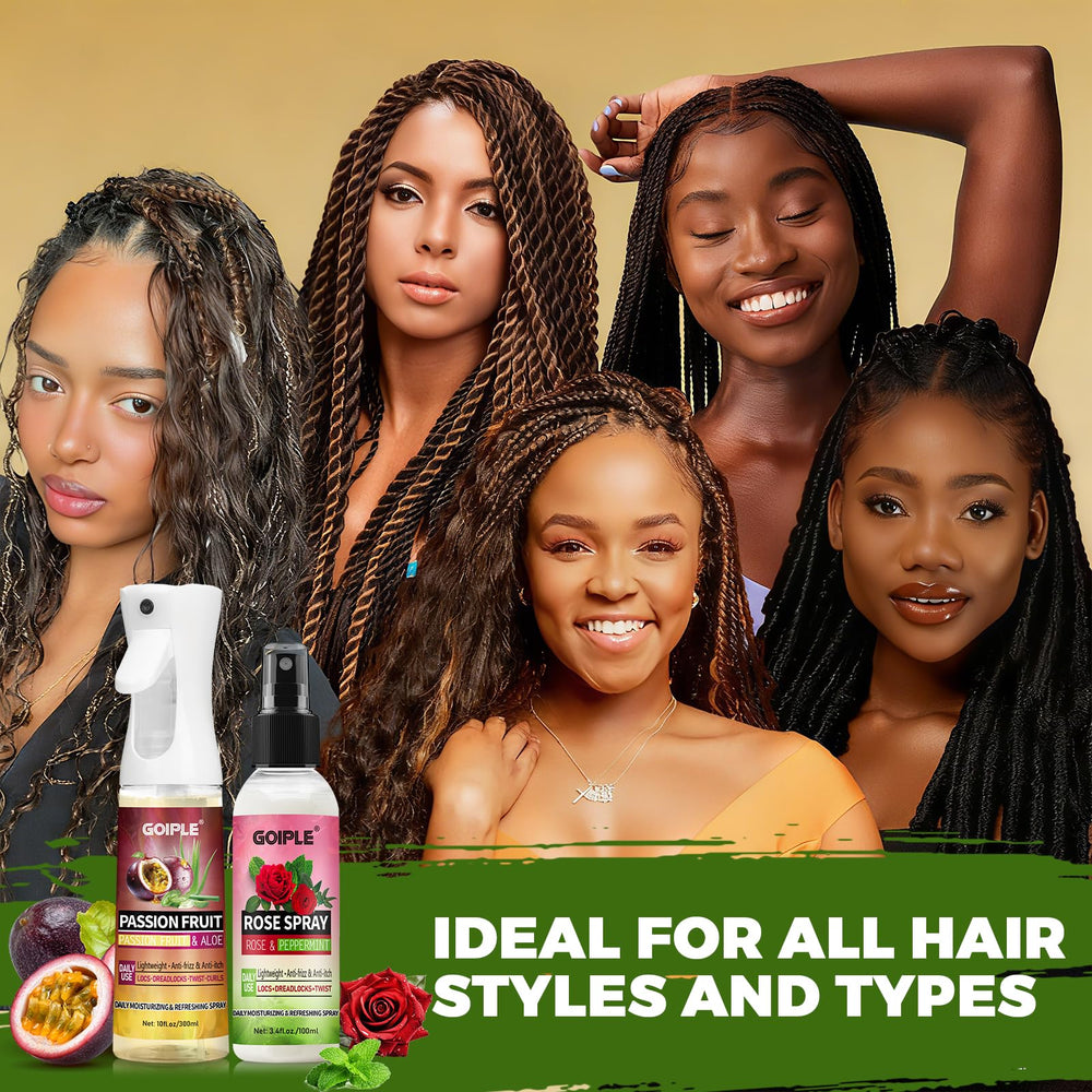 Goiple secado-aire locs para resultado fresco