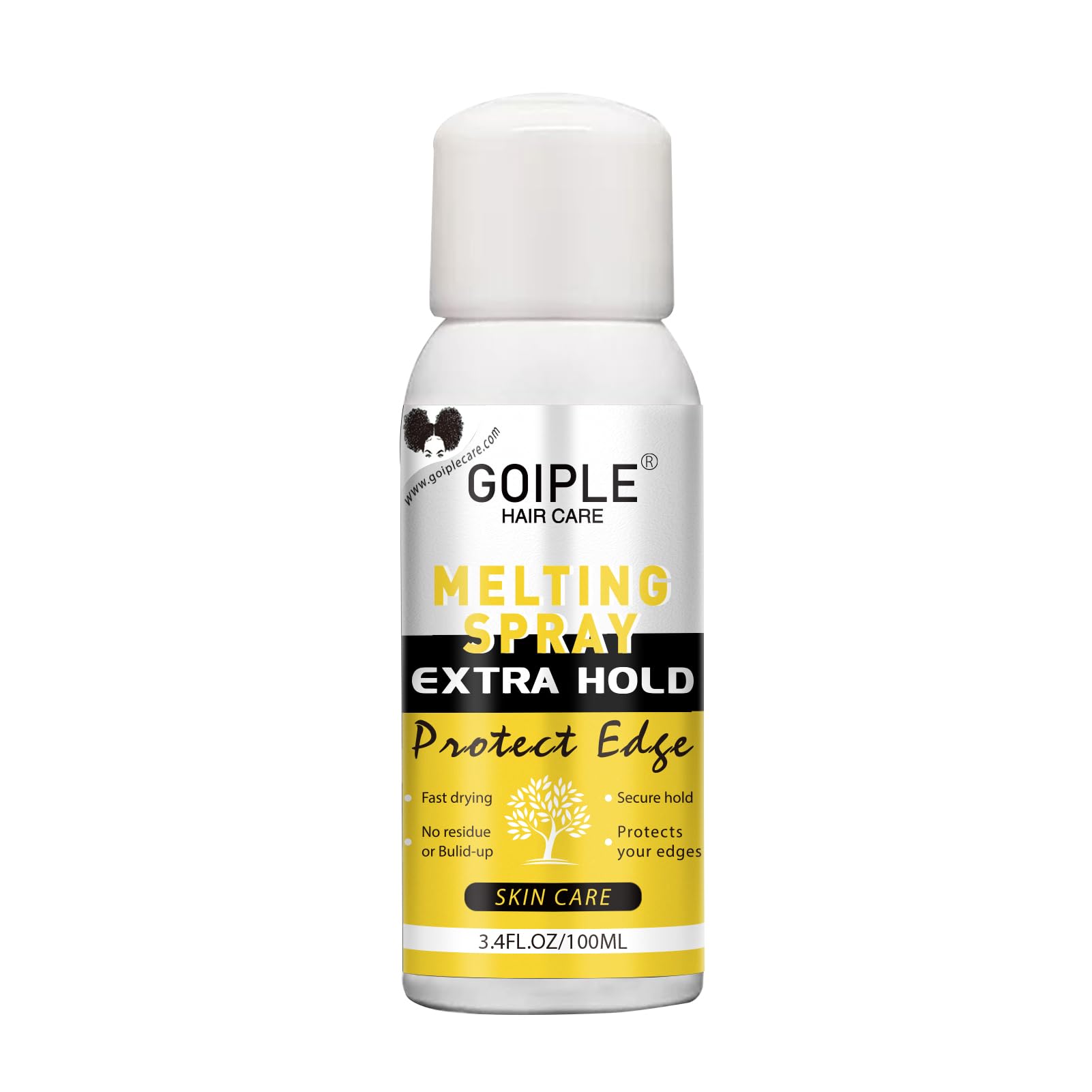 Goiple Spray Derretimiento Encaje: fijación invisible para encaje, aspecto natural tras el secado.