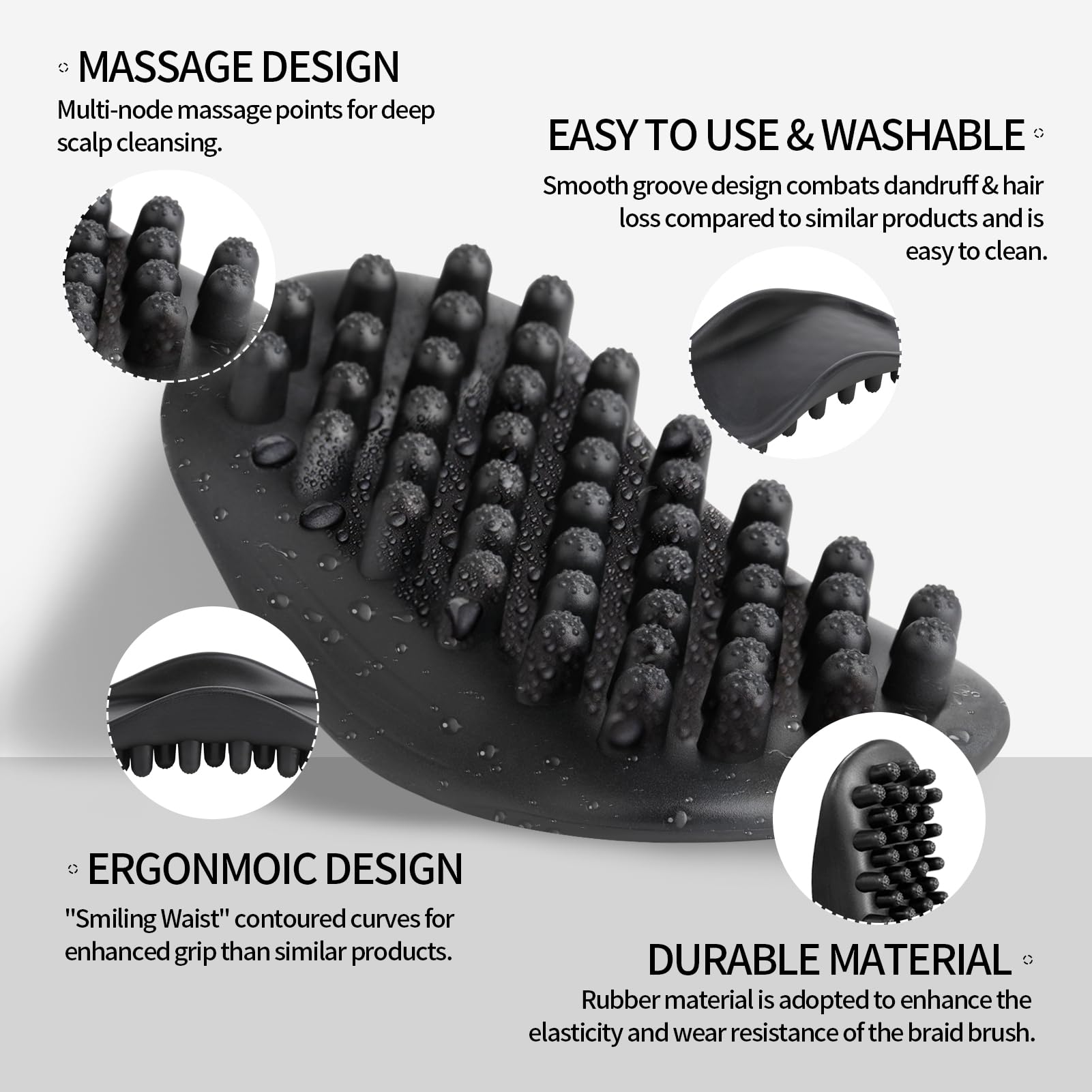 Goiple Twist Styler cepillo espiral facilita peinado rápido y uniforme