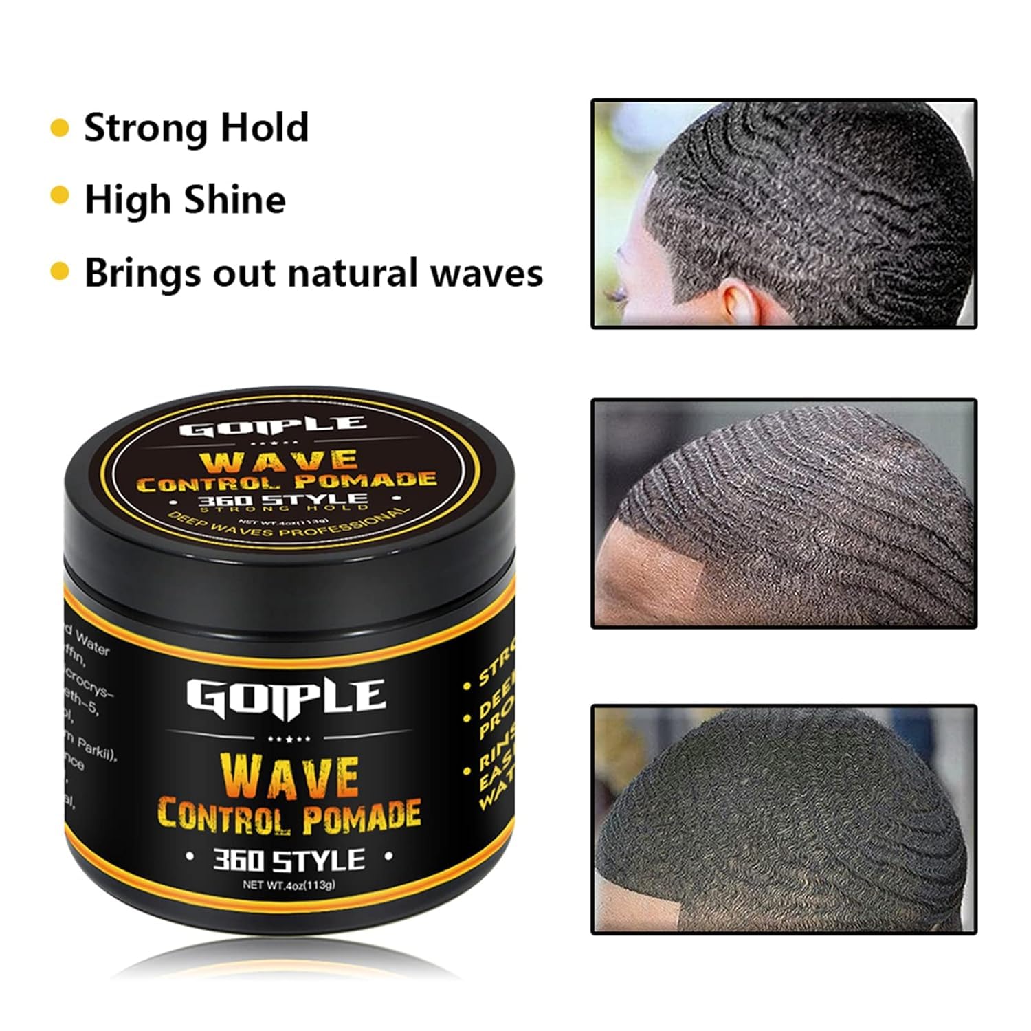 Goiple Wave Butter 360, definición de ondas en distintos tipos de cabello