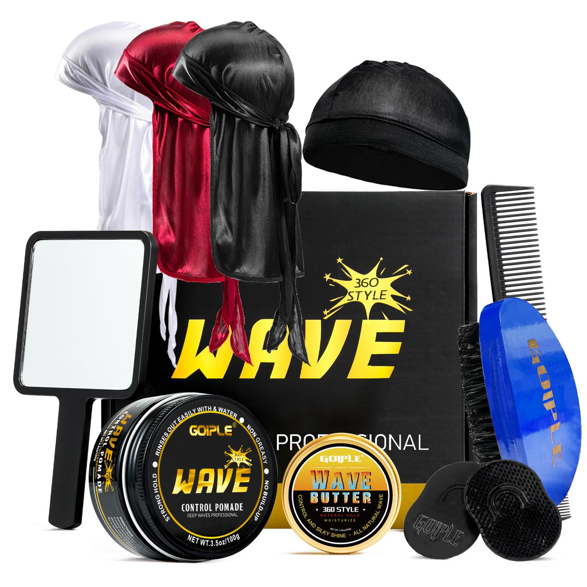 Goiple Wave Pomade: botella vertido para definir ondas y peinado