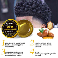 Goiple Wave Pomade: diseño lavable e higiénico para limpieza sencilla.