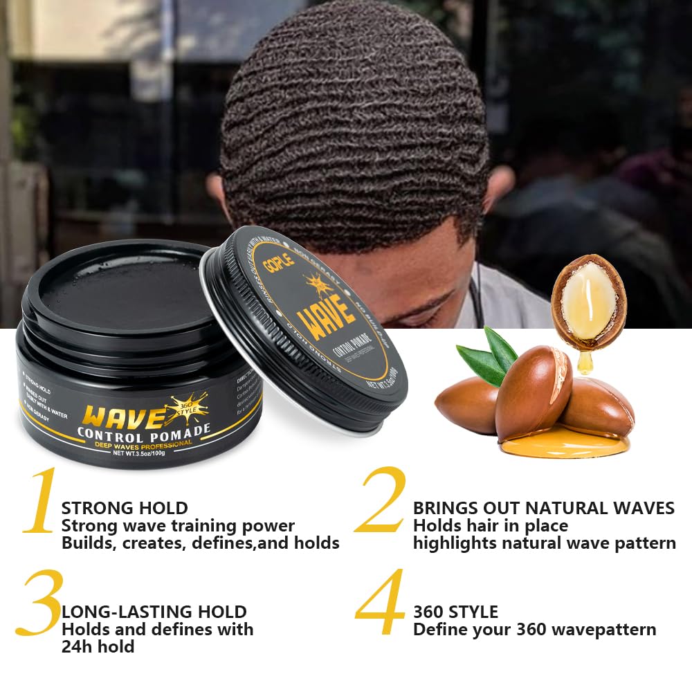 Textura cremosa de Goiple Wave Pomade facilita la aplicación