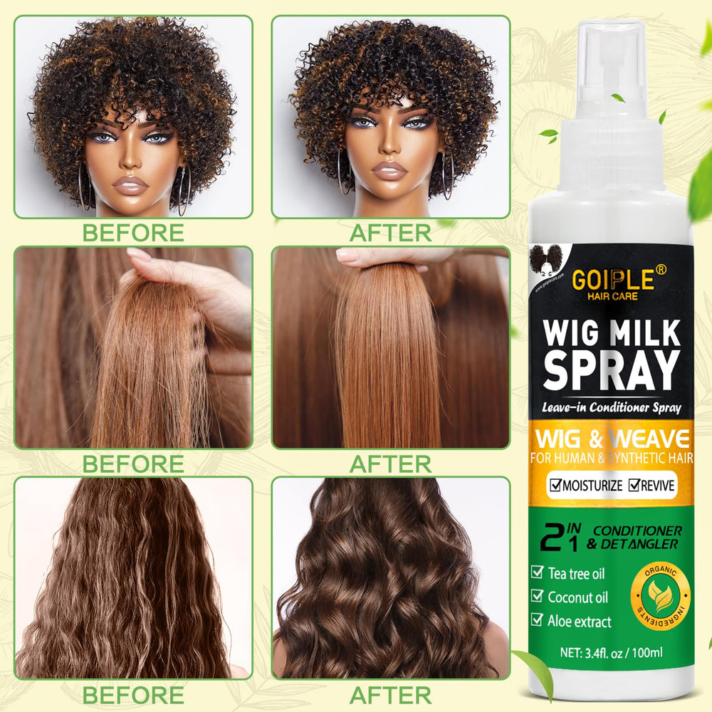 Goiple Wig Milk Spray: brillo natural sin grasa.