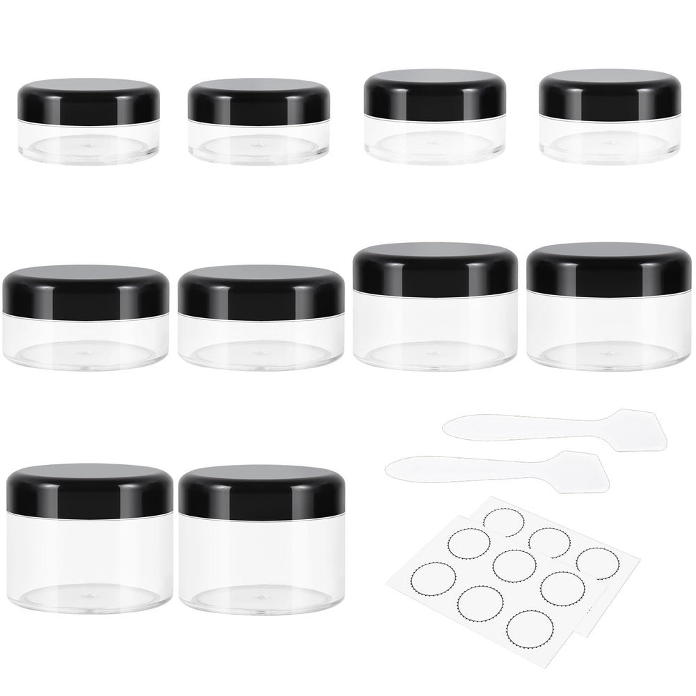 Contenedor Golacky de 3 g con tapa rosca, ideal para viajar y organizar muestras de cosméticos.