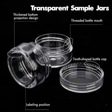 Frascos muestra GOLACKY 25 unidades transparentes para cosméticos